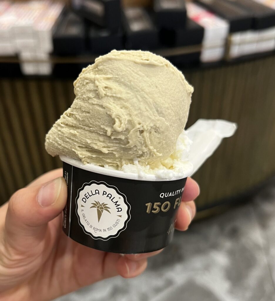 ローマのジェラートのお店のGelateria Della Palma