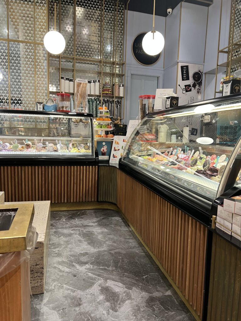 Gelateria Della Palmaの店内