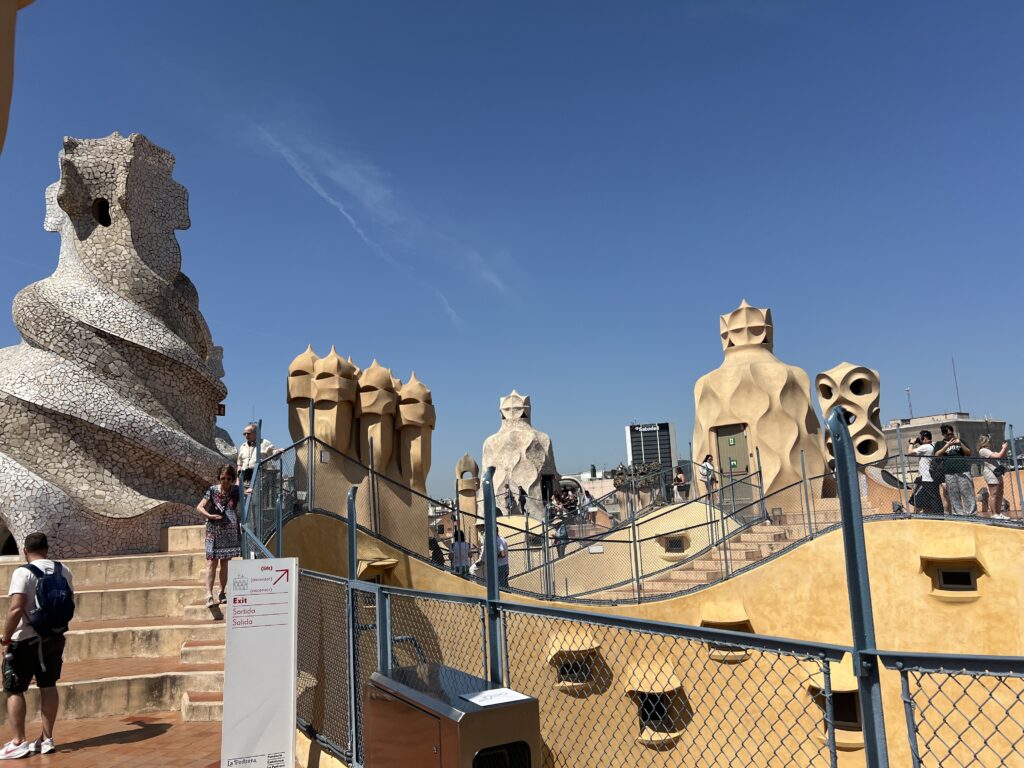 カサ・ミラの屋上