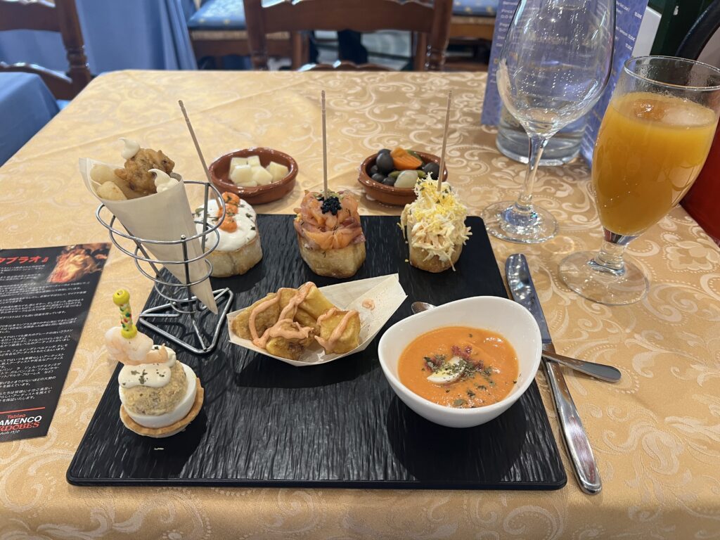 Tablao Flamenco Cordobes タパス