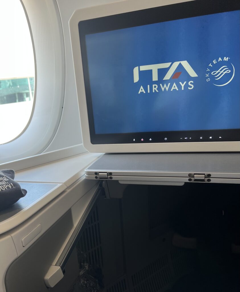 ITAエアウェイズのビジネスクラスの座席