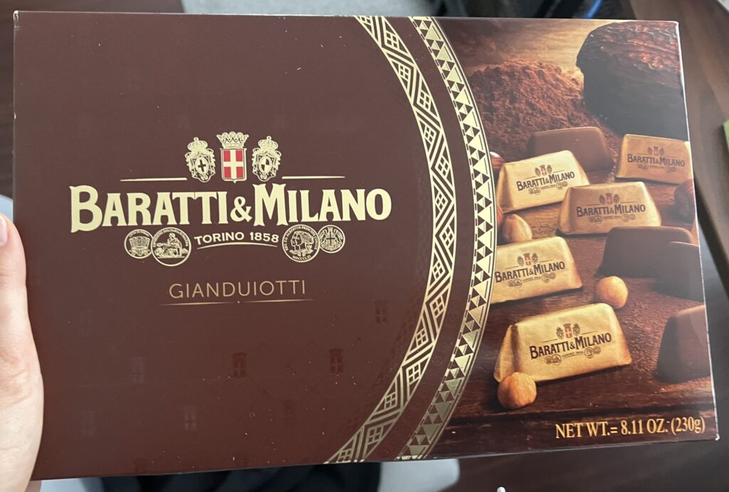 イタリアのチョコのBARATTI＆MILANO