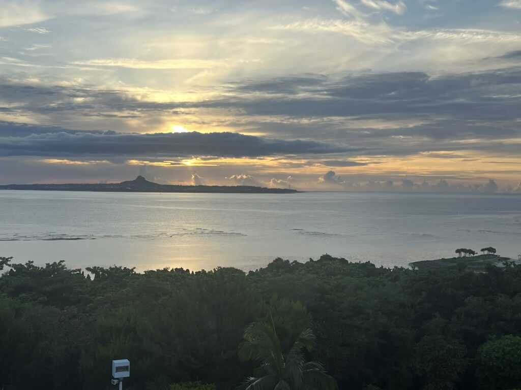 ホテルからの景色