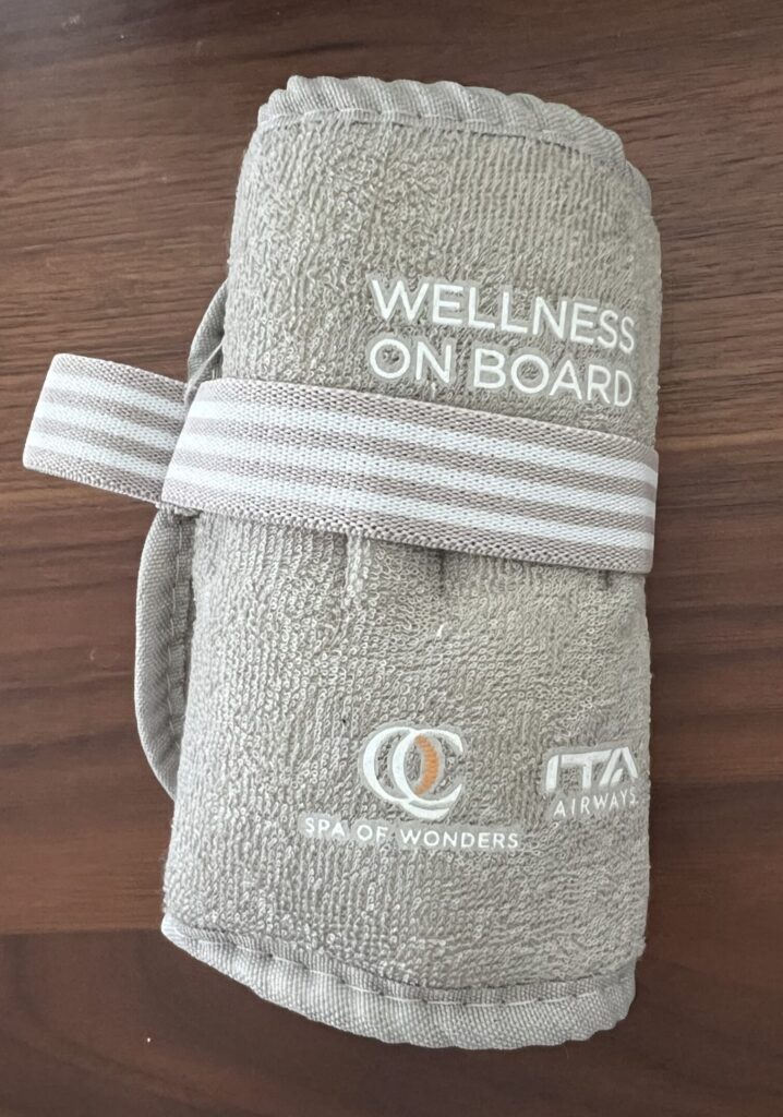 ITAエアウェイズのビジネスクラスのアメニティ