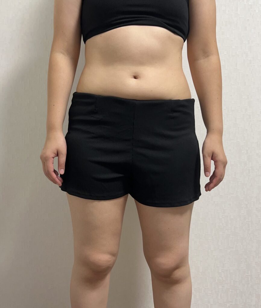 ダイエット開始時の正面のボディ