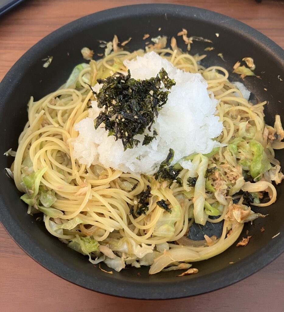大根おろし和風パスタ