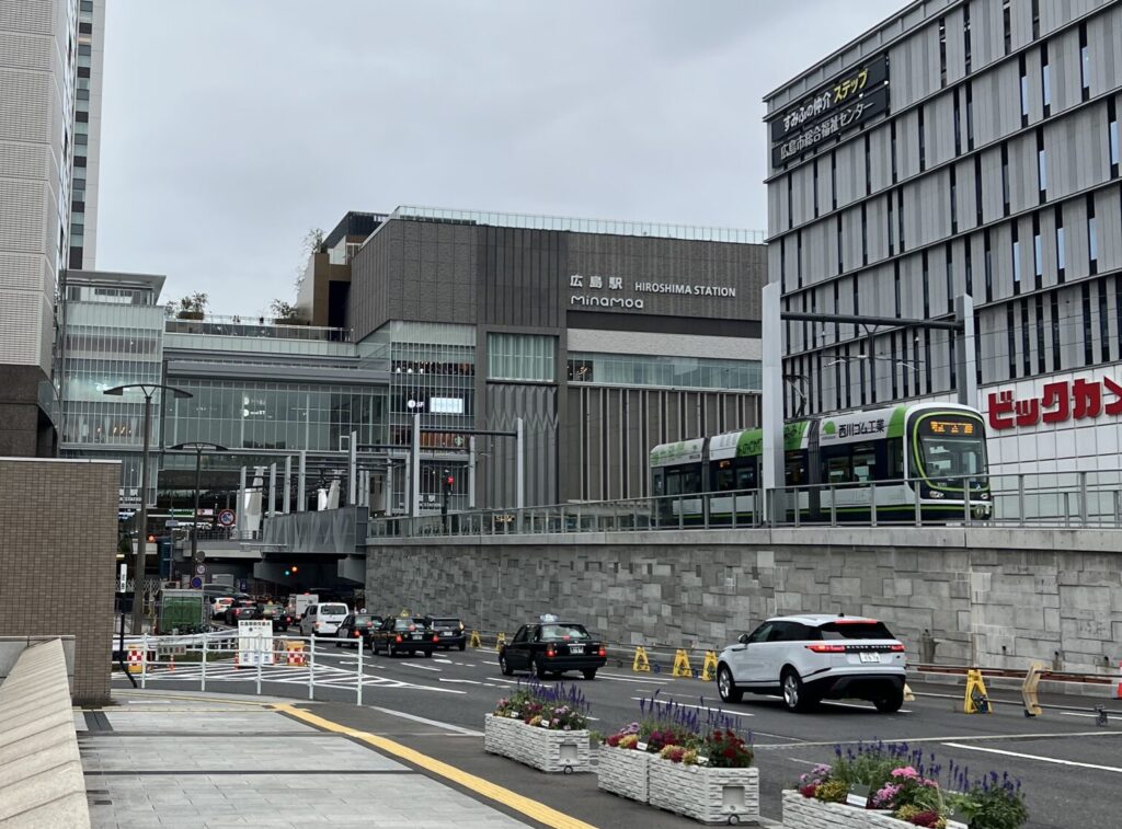 広島駅の路面電車