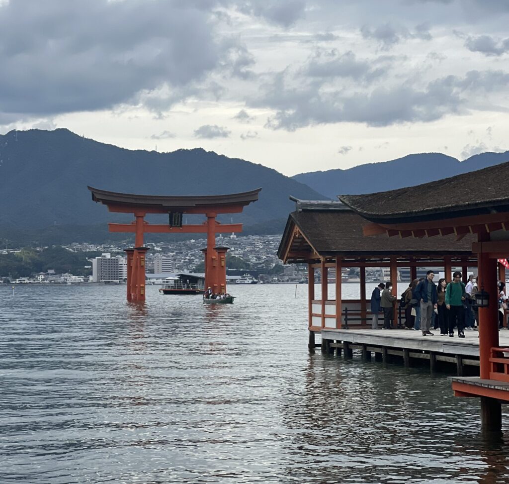 厳島神社からの景色