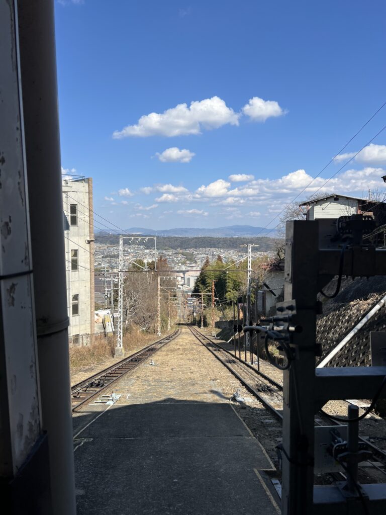 生駒山上駅からの景色